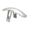 Chrome Metal Motorcycle Front Fender Mud Guard Cover Protector for CG125 250 Cafe Retro Modification