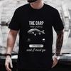 Fishing The Carp Are Calling and I Must Go Funny Vintage Men's T-Shirt New Fashion Summer Casual Harajuku Tshirt Printed Men Top