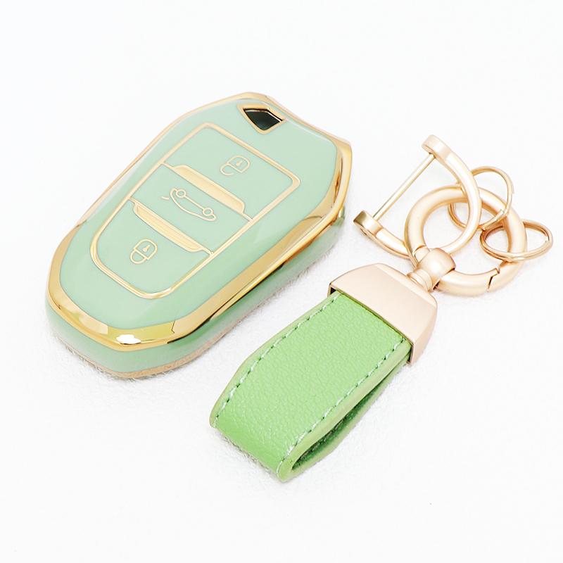 TPU Shell Keyless for Peugeot 308 508 2008 407 5008 301 207 208 3008 206 for Citroen C3 C4 C5 Berlingo Remote Car Key Case Cover