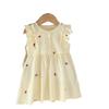 Summer Girls Cotton Embroidered Sleeveless Princess Dress Thin Stylish Baby Party Dress For Toddler Kids Clothing