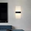 Minimalist LED Acrylic Wall Light AC85-265V Long Style Living Room Corridor Bedroom 6w Bedhead Art Decoration Indoor Wall Lights