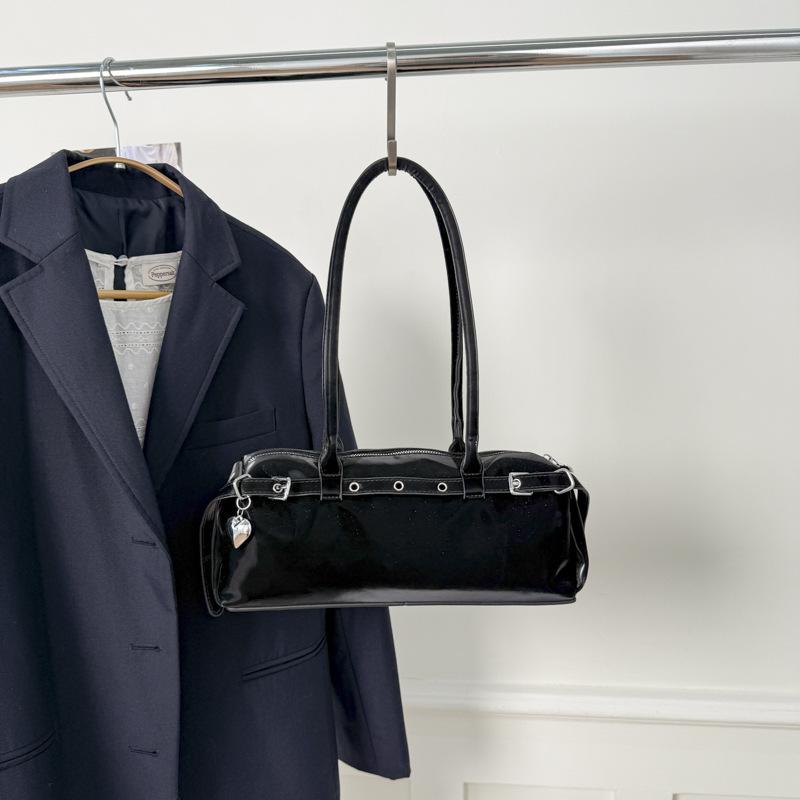 

Летняя ретро сумка Maillard большой вместимости женская 2025 новая повседневная на плечо подмышку портативная сумка-багет