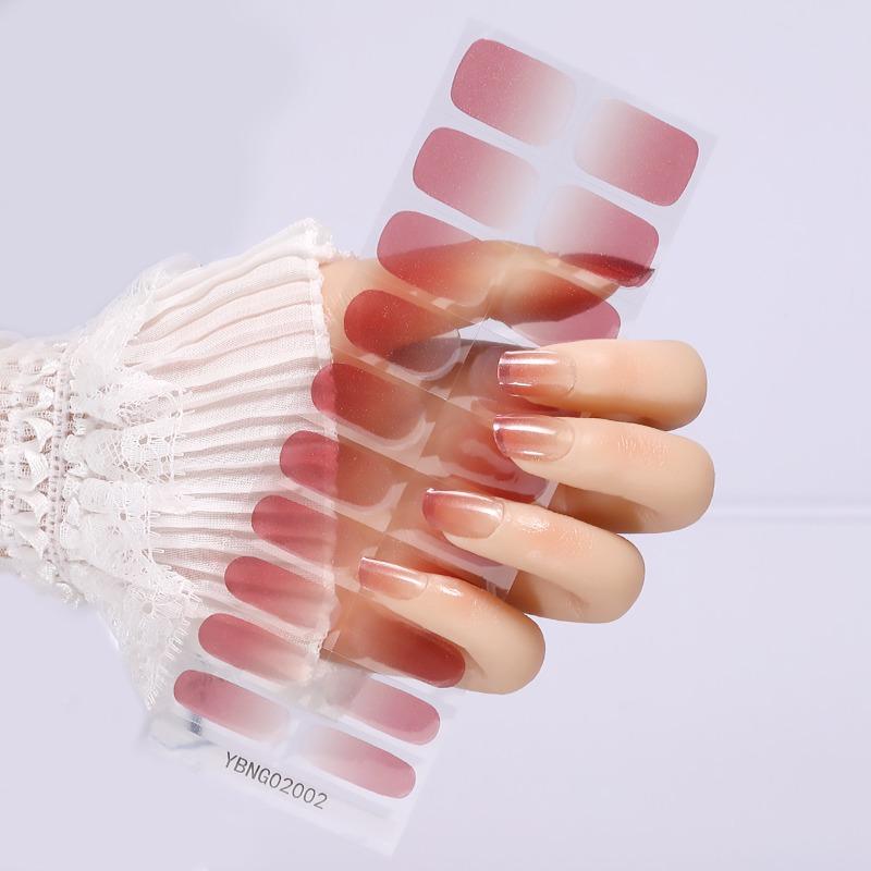 

Полуотверждаемые Наклейки для Ногтей Светотерапией Гелевые Наклейки для Ногтей Полуотверждаемая Световая Лампа Наклейки для Ногтей Отверждаются, Долго Держатся и Водонепроницаемы YBNG02002