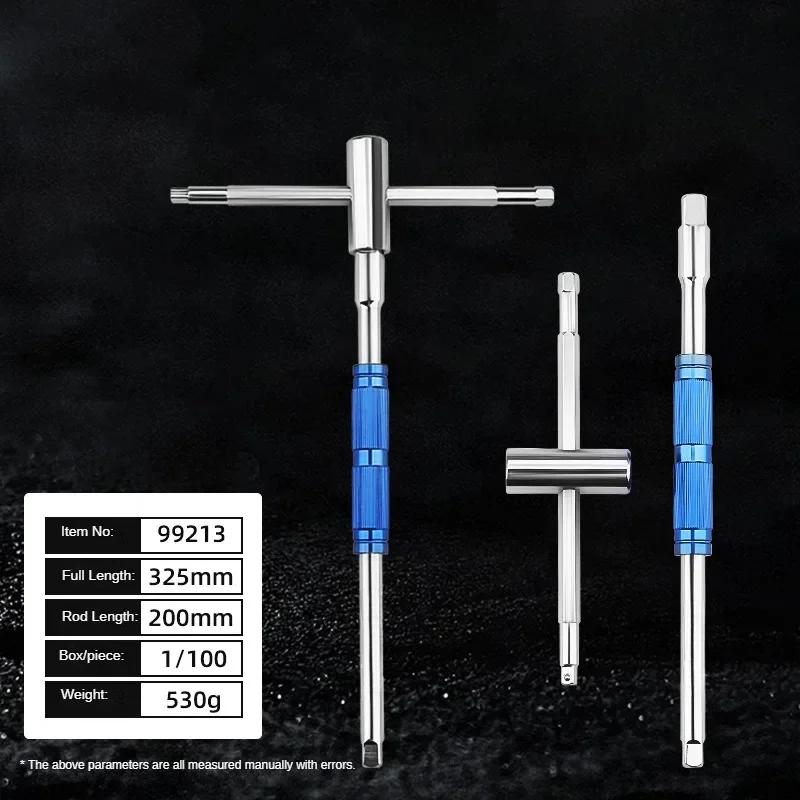 

Шестигранный ключ с Т-образной ручкой, универсальный, регулируемый, для обслуживания электромобиля, мотоцикла, запатентованный инструмент с вращающейся ручкой