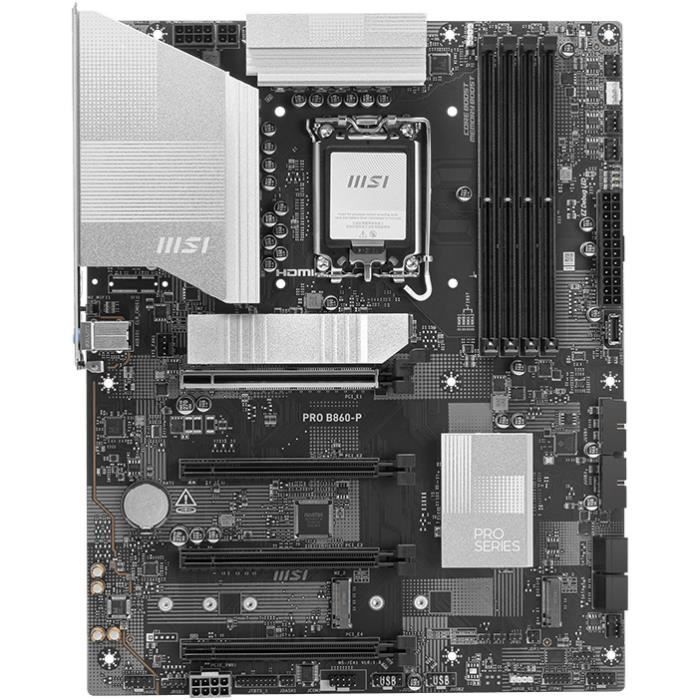 Carte mère - MSI - PRO B860-P Intel B860 LGA 1851 (Socket V1) ATX
