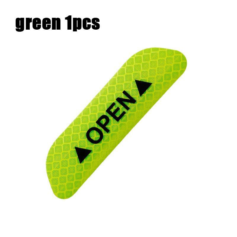 1/4PCS Car Door Reflective Sticker Safety Opening Warning Reflective Tape Car Accessories Interior Exterior Reflector