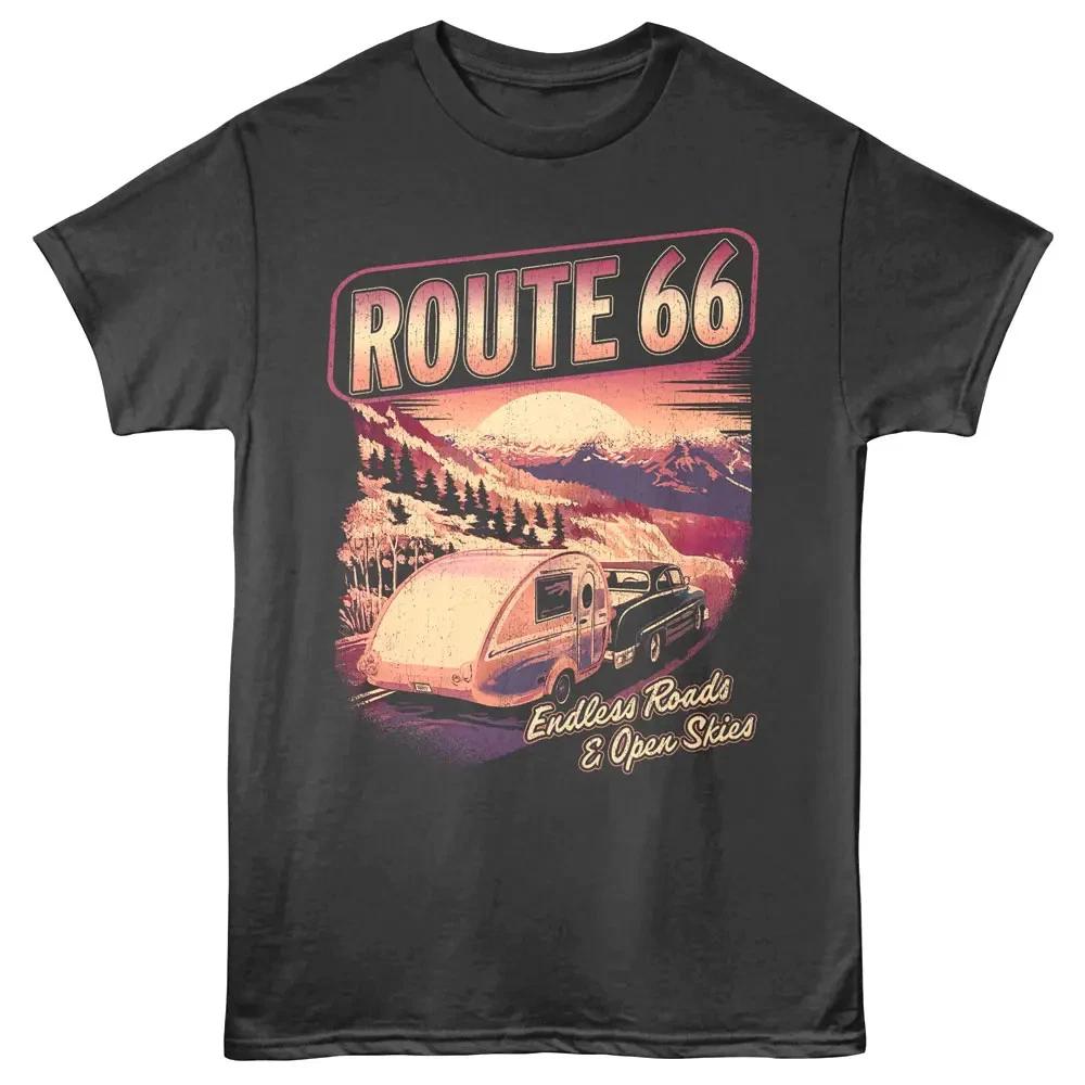 Route 66 Endless Roads Men s T Shirt L