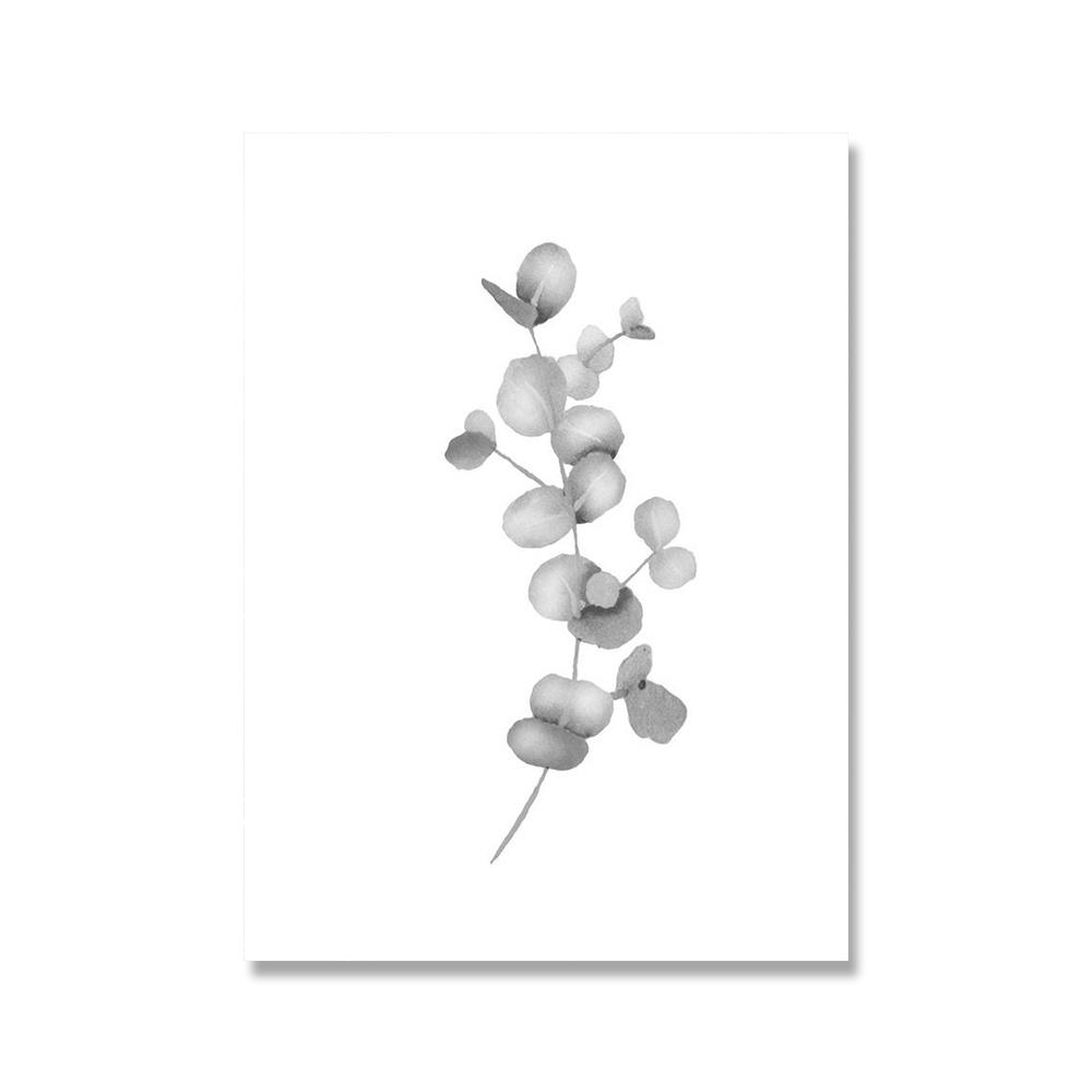 

Минималистская цветочная галерея настенное искусство холст живопись ботаническое линейное искусство однолинейный черно-белый рисунок постеры бохо принт домашний декор 21x30cm No Framed
