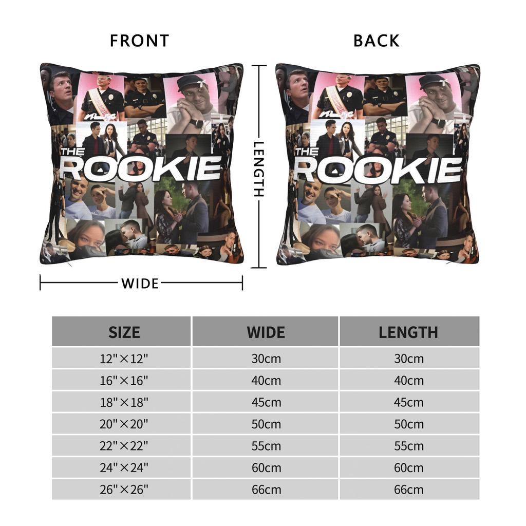 Federe Cuscino Serie TV The Rookie Federa Cuscino alla Moda per Divano Divanetto Camera da Letto Copricuscino Stampato