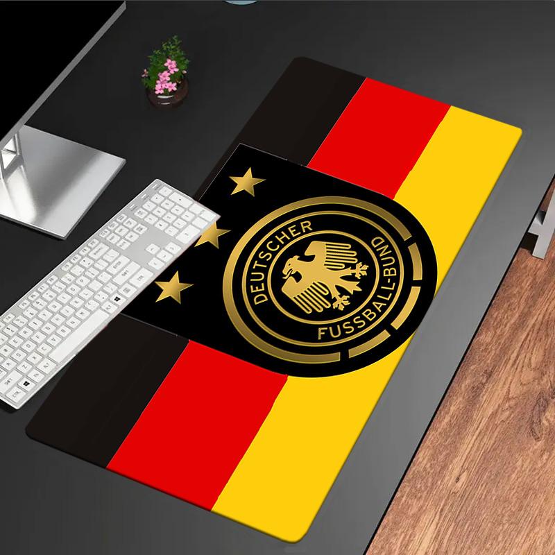 German Football Federation Emblem mouse pad, rubber base, esports desk mat, mouse pad for gamers and office use, gaming desk , easy to clean mat