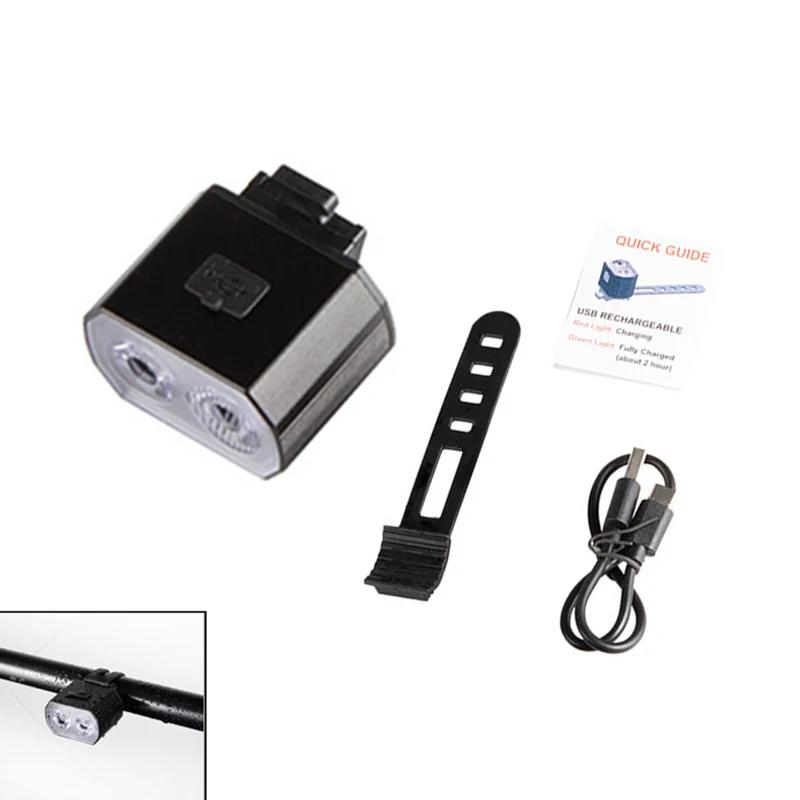 Bicycle Light Portable LED Bike Light USB Rechargeable Super Bright Waterproof Front Rear Cycling Lamp for Mountain Road Bike