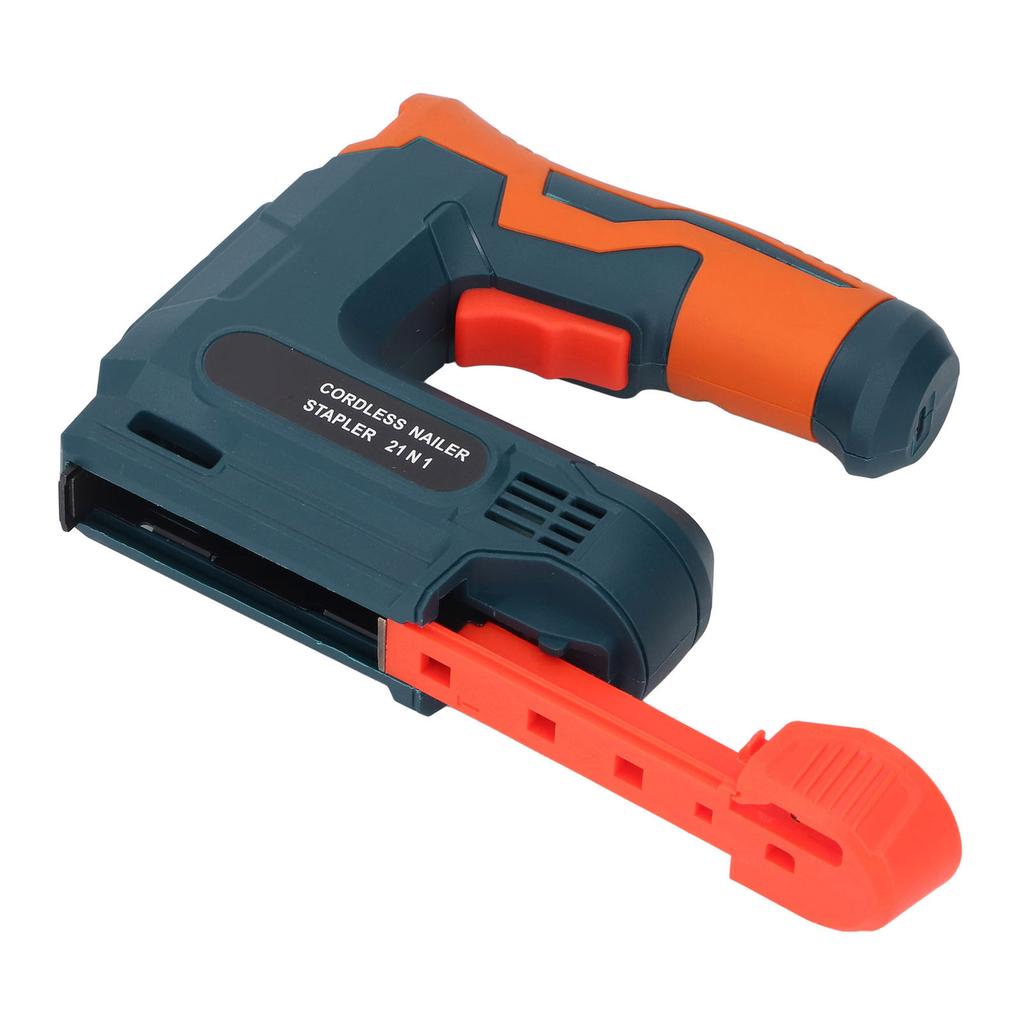 Electric Staple Gun 2 in 1 Cordless Stapler Brad Nailer with 2000 Nails 3.7V USB Charger Battery for Upholstering Wood