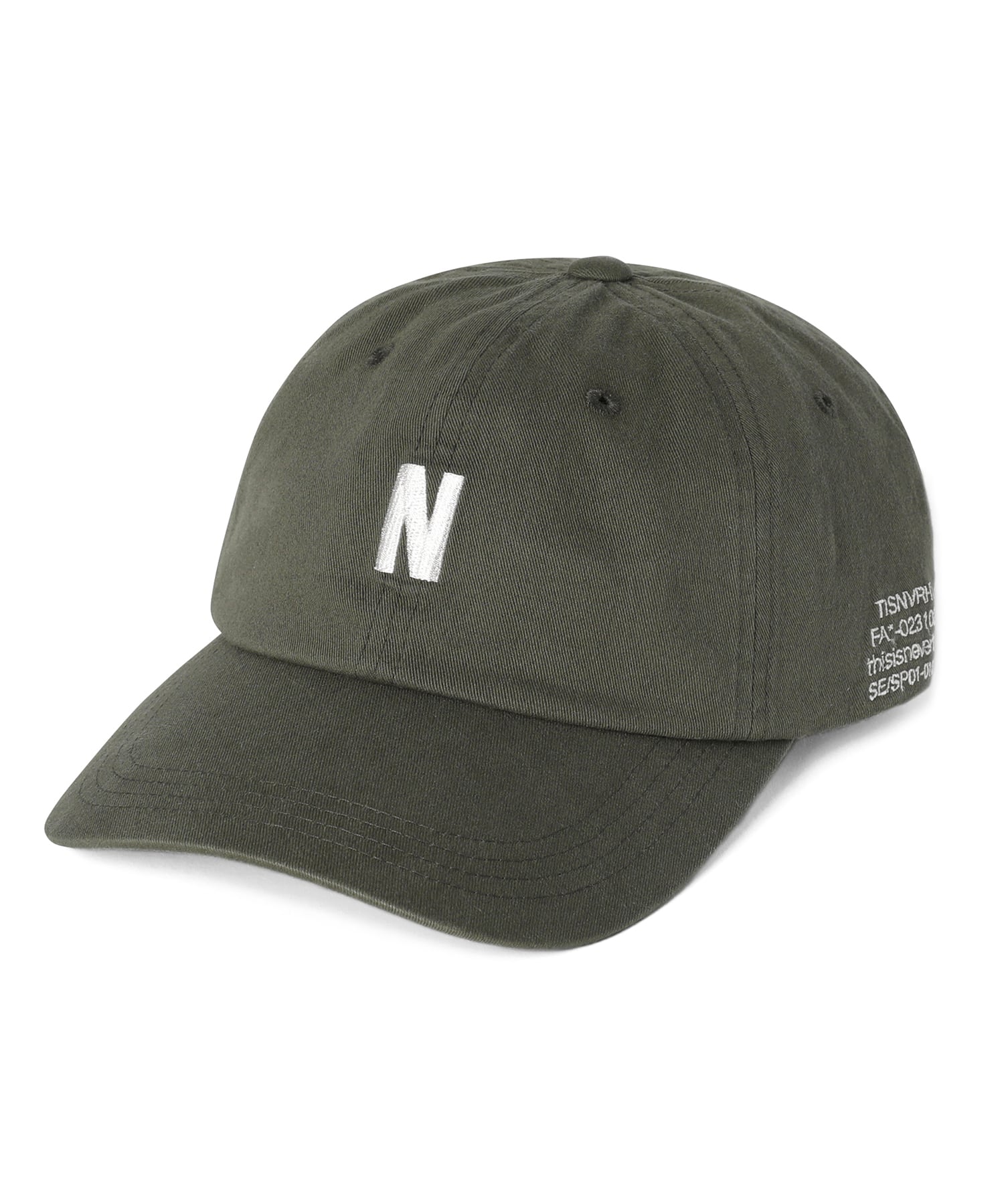 THISISNEVERTHAT N-Logo Cap Olive F gray