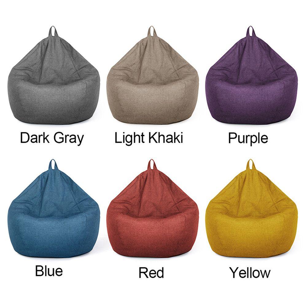 Filling Home Decor Sofa Couch Cover Chair Sofa Cover Snugly Gamer Chair Large Bean Bag Lazy Lounger