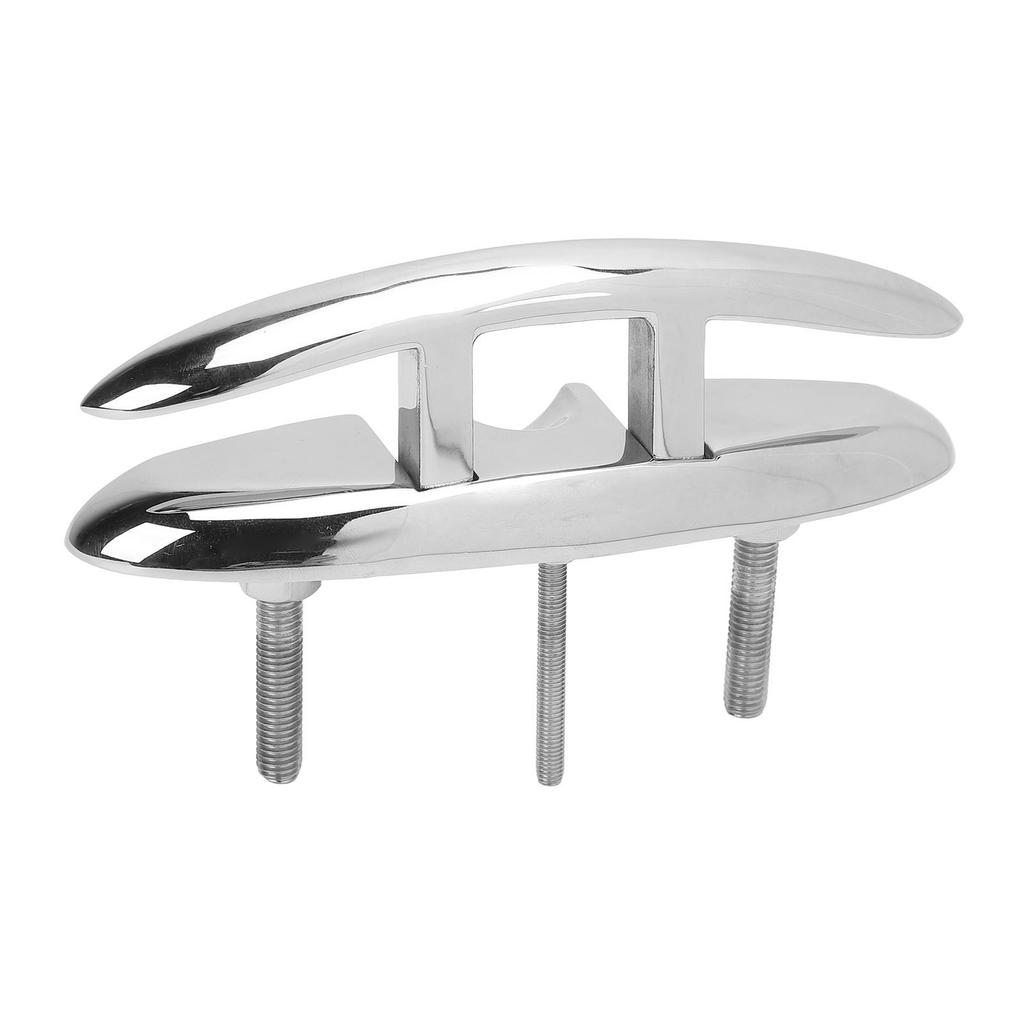 6in Pull Up Boat Folding Cleat 316 Stainless Steel Marine Cleat Flip Up Dock Cleat for RV Yacht Cargo Ship Speedboat