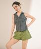 Eialyu Check Sleeveless Shirt