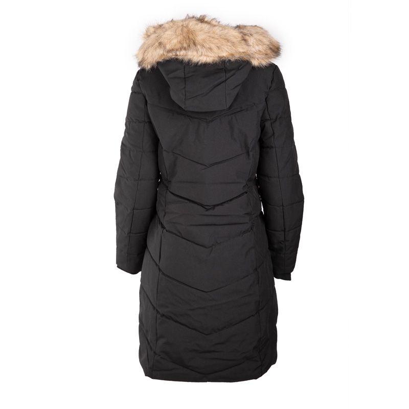 Parka longue à capuche Julie noire Femme PARAGOOSE