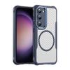 Samsung Galaxy S23 Case, Magnetic Carbon Fiber Transparent Phone Case Cover for Samsung Galaxy S23