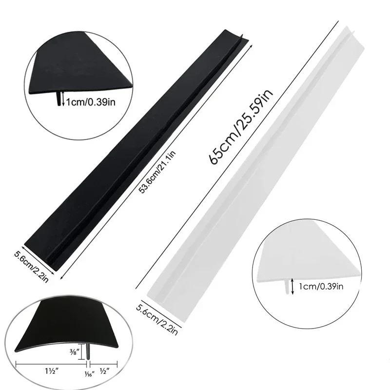 Kitchen Stove Counter Gap Cover T-Shaped Silicone Rubber Strip Oil-Gas Slit Filler Heat Resistant Mat Oil Dust Water Seal