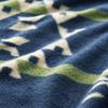 LOGOS Bulky Fleece Separate Sleeping Bag (LOGOS LAND) 72600981, Navy, Approx. 80cm Wide X 190cm Long