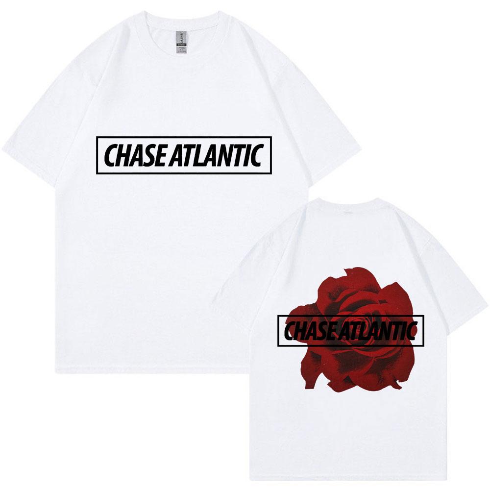 Chase Atlantic Beauty In Death Album T Shirt Music Band Fashion Vintage Hip Hop T-shirts Men Women Loose Cotton Y2k Tee Shirts