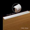 KAK Gold Silver Black Hidden Cabinet Handles Zinc Alloy Kitchen Cupboard Pulls Drawer Knobs Furniture Door Handle Hardware