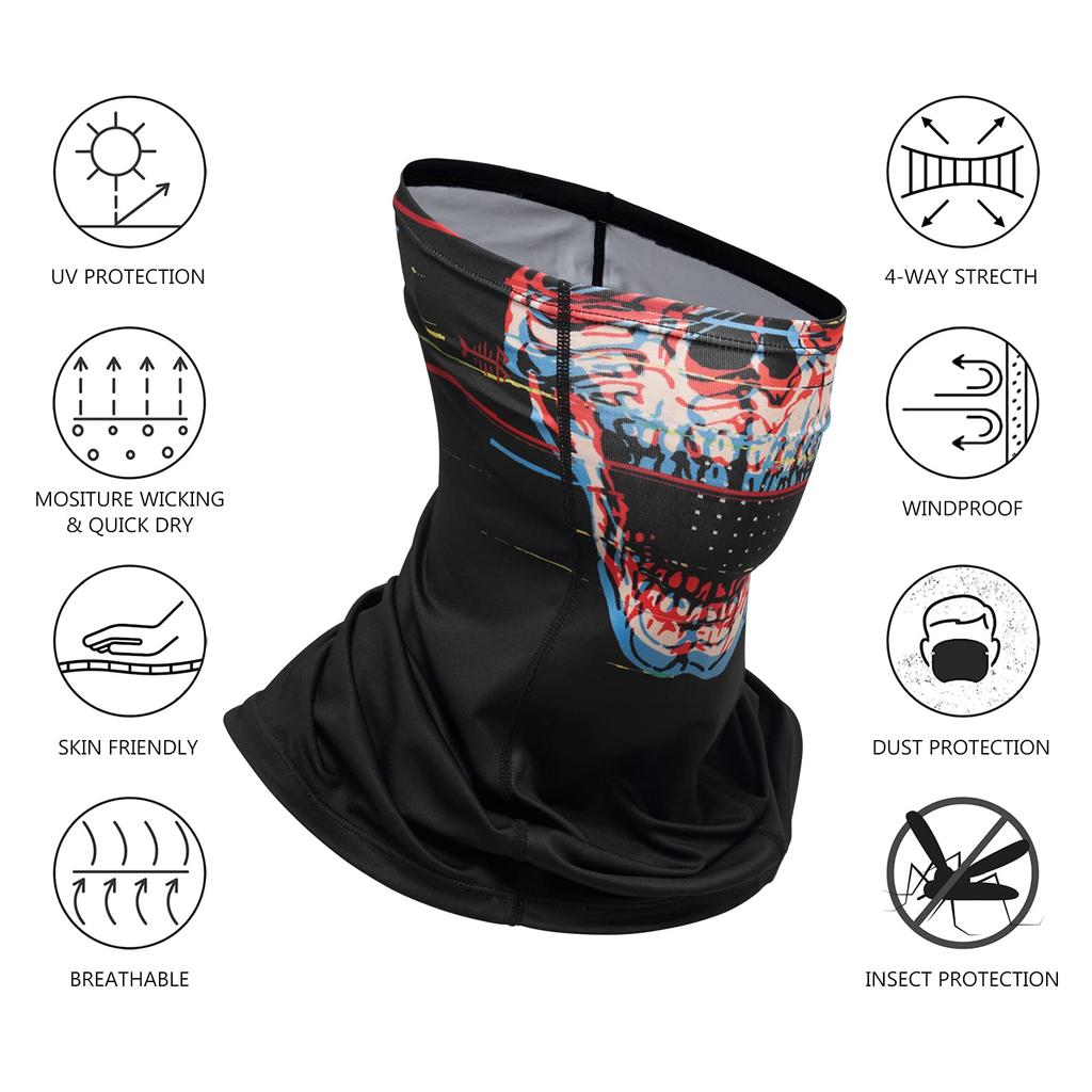 [Bassdash] Bassdash Neck Gaiter UV Protection Face Mask UPF50+ Breathing