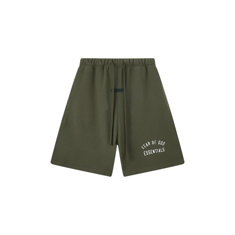 FOG ESSENTIALS Pánské bavlněné kraťasy Volný střih Streetwear Ležérní teplákové