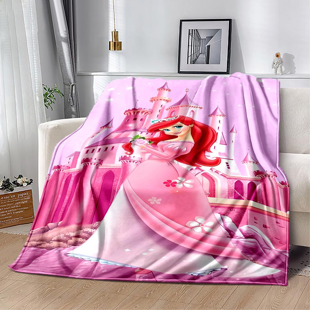 Underwater Mermaid Adventure Flannel Blanket-Soft and Suitable for Sofas,Beds,Offices,Travel,All Seasons,Great Gift for Holidays and Birthdays.
