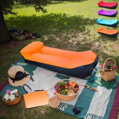 Portable Inflatable Sofa and Chair Combination - Outdoor Bed Shaped Lounge Chair with Quick Inflation and Deflation Suitable for Camping Beaches