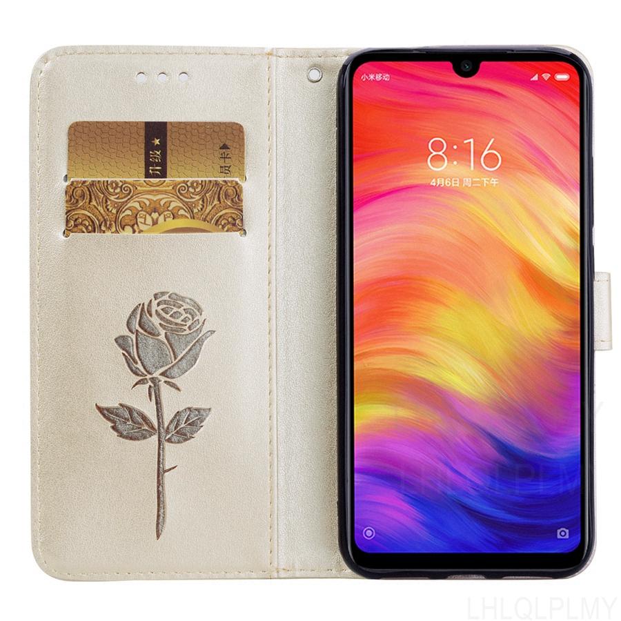 Růžové kožené pouzdro s flipem pro Xiaomi Redmi 10C 10A 4A 6A 7A 8A 9T S2 5 Plus Note 4 4X 6 7 8 Pro 8T 5A Prime Kryt Funda