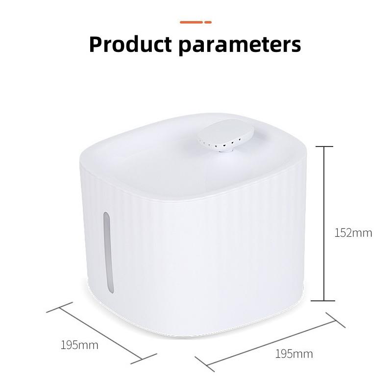 New automatic circulating water dispenser cat drinking fountain no-wet-mouth dog water bowl pet supplies