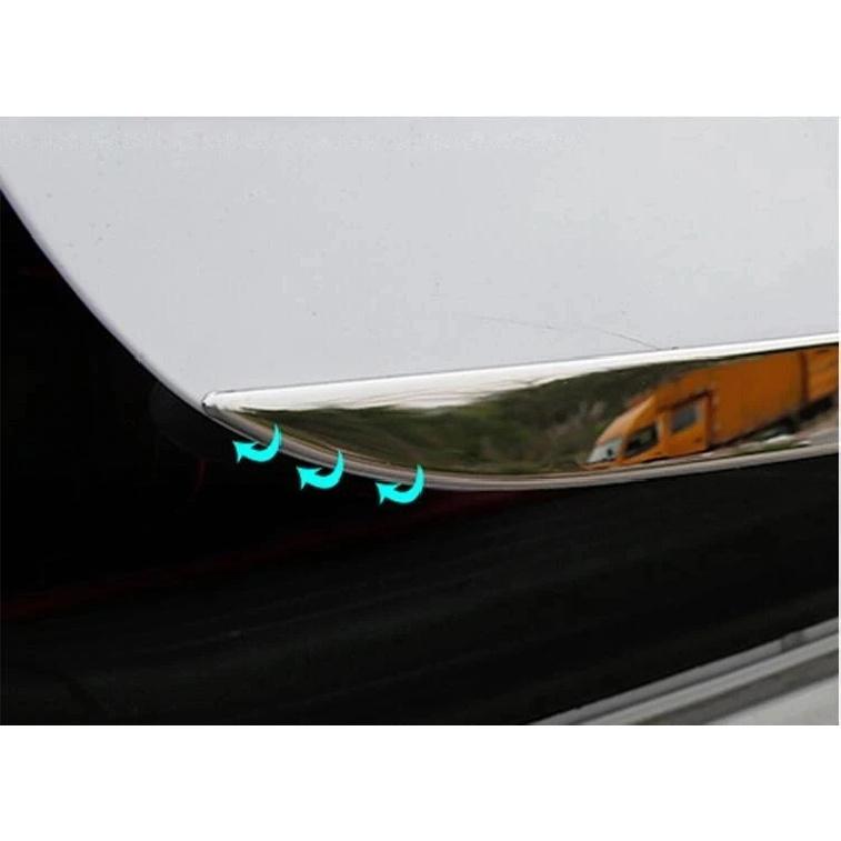 For Nissan Qashqai J10 2007 2008 2009 2010 2011- 2013 Rear Door Trunk Lid Tailgate Strips Trims Sticker Car Styling Accessories