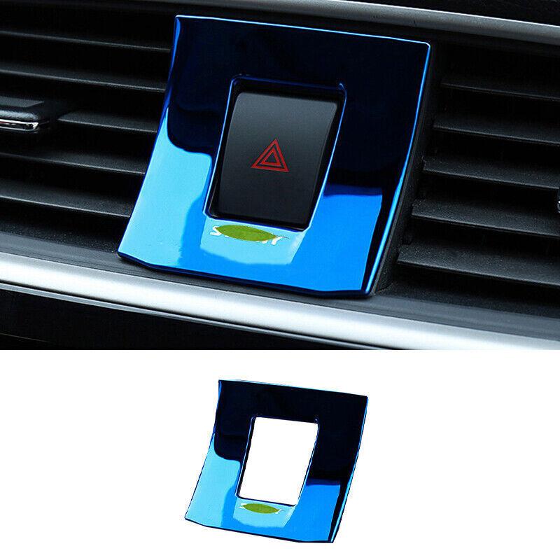 For Nissan Sentra Sylphy 2013- Blue Steel Console Emergency Light Cover Trim
