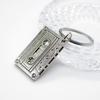1/2Pcs Vintage Audiotape Keychain Hipster Cool Personality Cool Style Couple Hip Hop Punk Keychain Pendant Jewelry