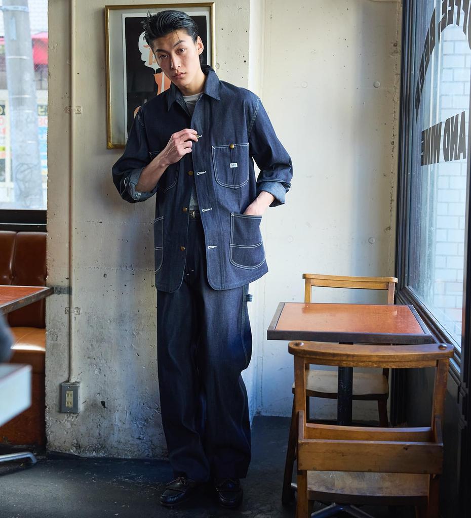 Lee Outerwear DUNGAREES Loco Passend Ungewaschen [Rigid] Jacke/Overall, Artikel, Herren, Indigo,
