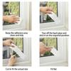 Window Draft Sealing Film Tape Thickened Windproof Tape Adhesive Seam Sealing Strips for Sliding Window, Door Frame