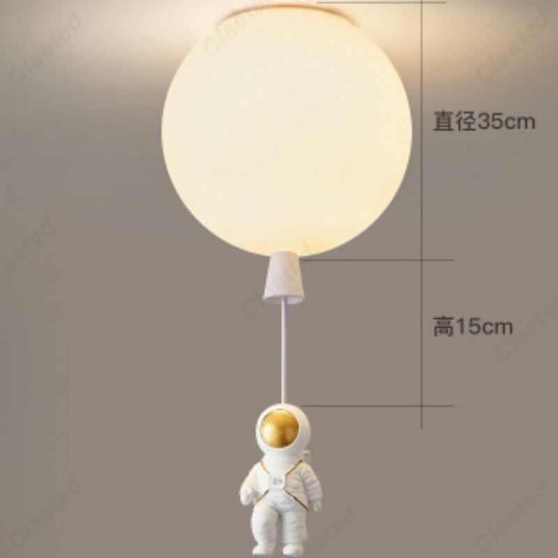 Creative Cartoon Decoration Astronaut LED Pendant Light Balloon Light Children's Bedroom Living Room Corridor Lighting Fixtures