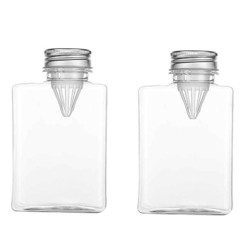 2/5Pcs Storage Bottles & Jars Flower Tea Beverage Bottle Plastic Milk Tea Bottle Flower Juice With Filter Cold Brewing Tea Bottl