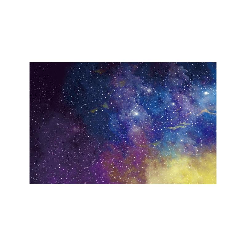 Starry Sky Universe Living Room Carpet Floor Mat Bedroom, Dream Full Bedside Carpet, Office Decorative Carpet