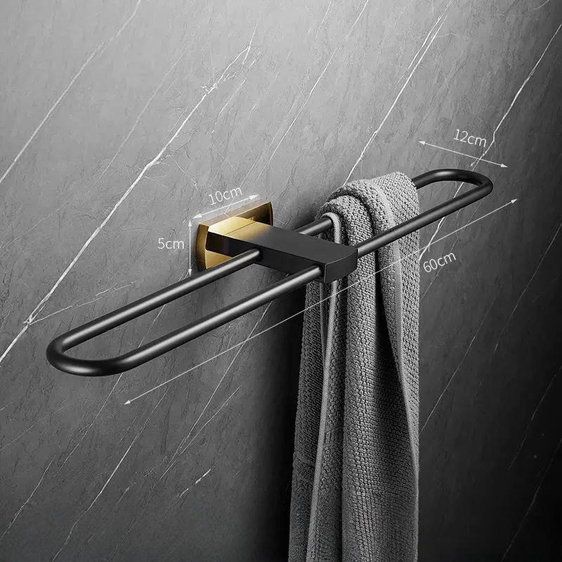 Brass Bathroom Accessories Brushed Gold Bathroom Shelf,Towel Rack,Towel Hanger Paper holder,Toilet Brush Holder Bath Hardware