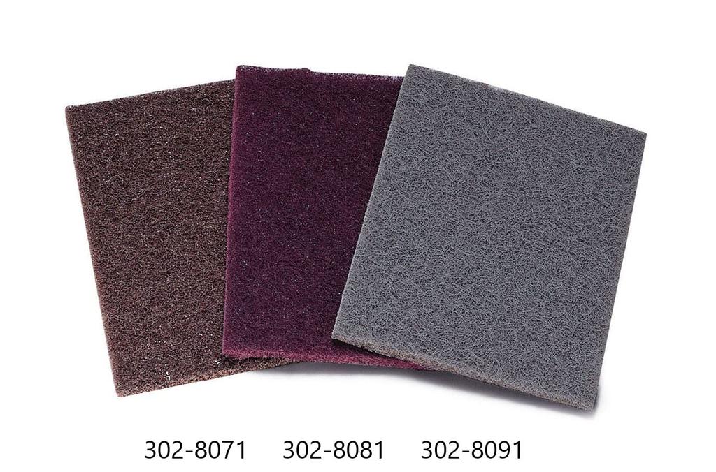 Kijima 302-8091 Motorcycle Parts Scotch Brite Sponge Abrasive 3M 7448MP #600 4.5 X 5.9 Inches (115 X 150 Mm)