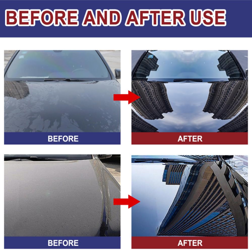 Car Spray, Ceramic Polish, 3 in 1 Ceramic Car Coating Spray, Multi Functional Coating Renewal Agent, Scratch Quick Repair, Fast-Acting (2set)