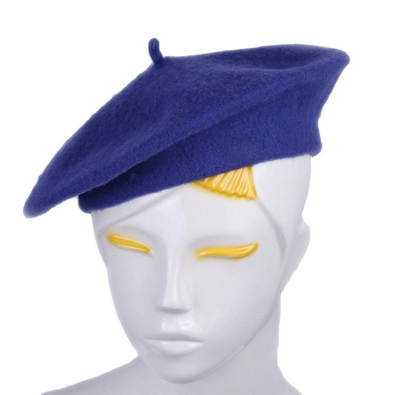 

Женский ретро шерстяной берет: Японский, корейский и британский стиль для осени/зимы M (56-58 cm)