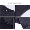 Men's Retro Washed Distressed Sleeveless Pure Cotton Tank Top - Loose Fit, Plus Size, Summer Casual Wear