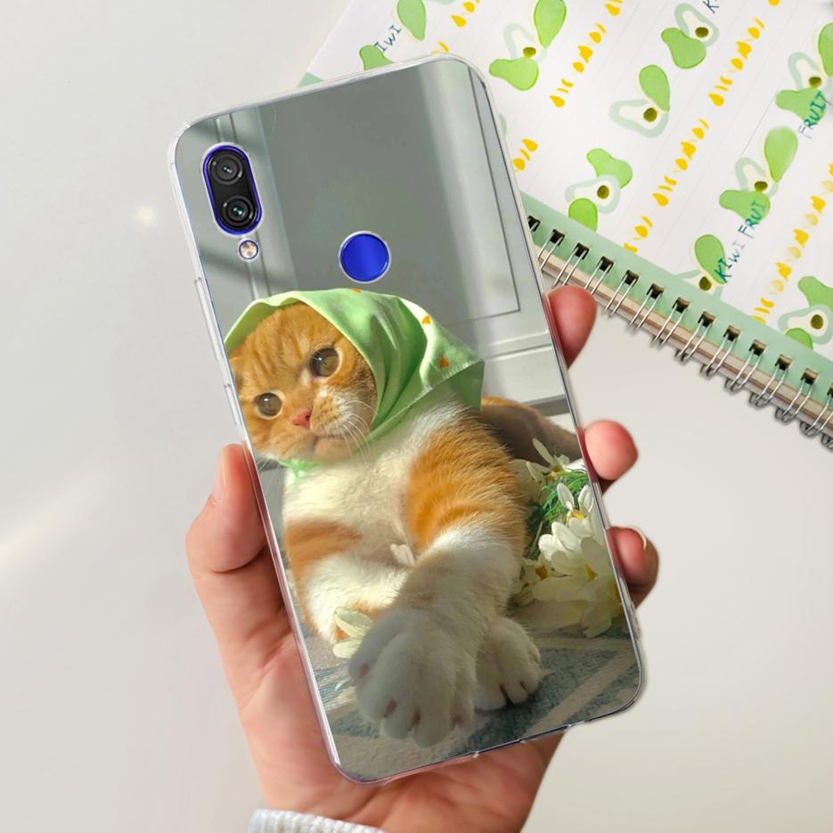For Xiaomi Redmi Note 7 Pro Case New Fashion Painted Cover Clear Silicone Soft TPU Phone Case For Redmi 7 Redmi7 Note7 Pro Shell