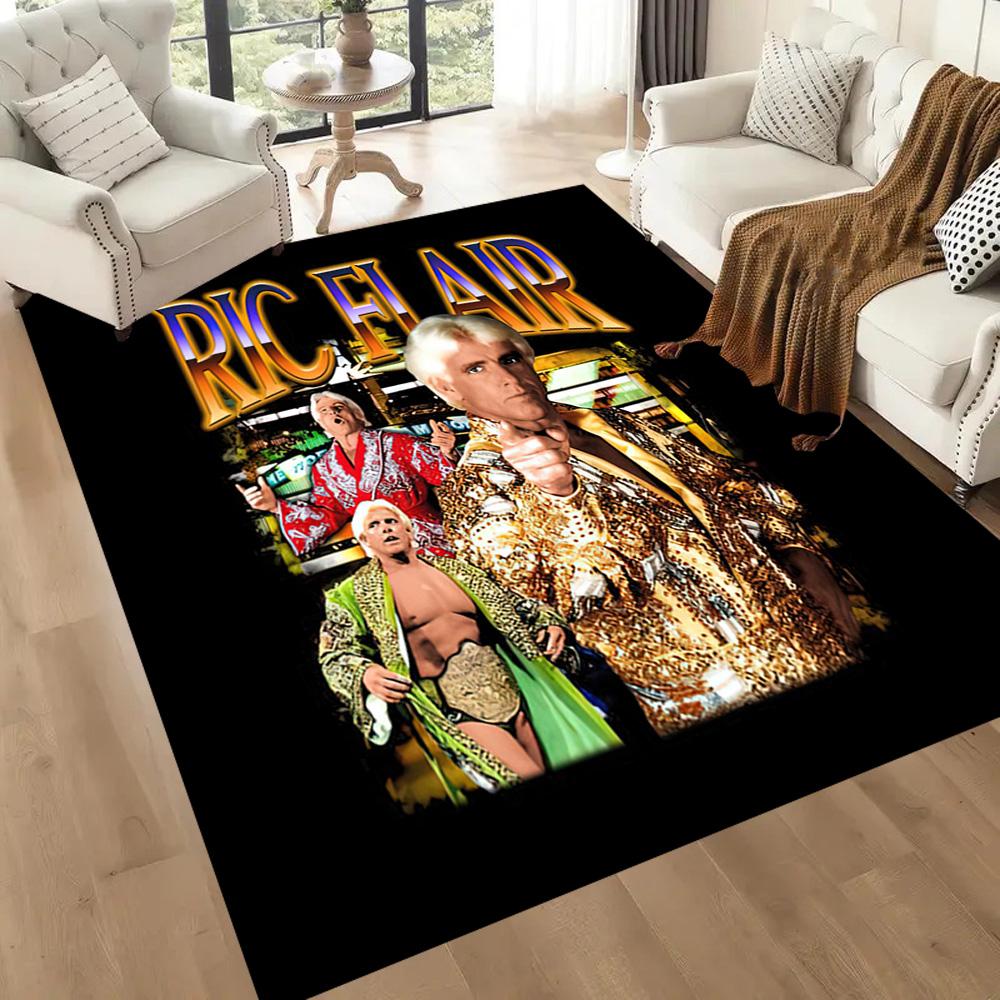 Ric Flair Square Rugs Are a Great Choice for Living Rooms, Bedrooms, Home Décor, and As Gifts.