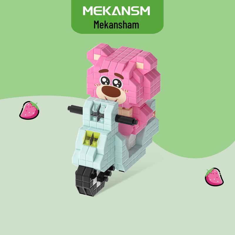 Cartoon Figurine Building Blocks: Kuromi, Cinnamoroll & Melody Rabbit - Educational Toy Blind Box for Kids