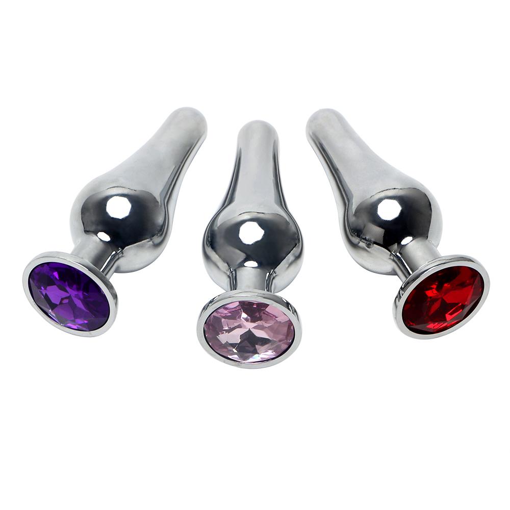 IKOKY Anal Metal Plug Butt Plug Prostata Massage Erotic Adult Products Sex Toys for