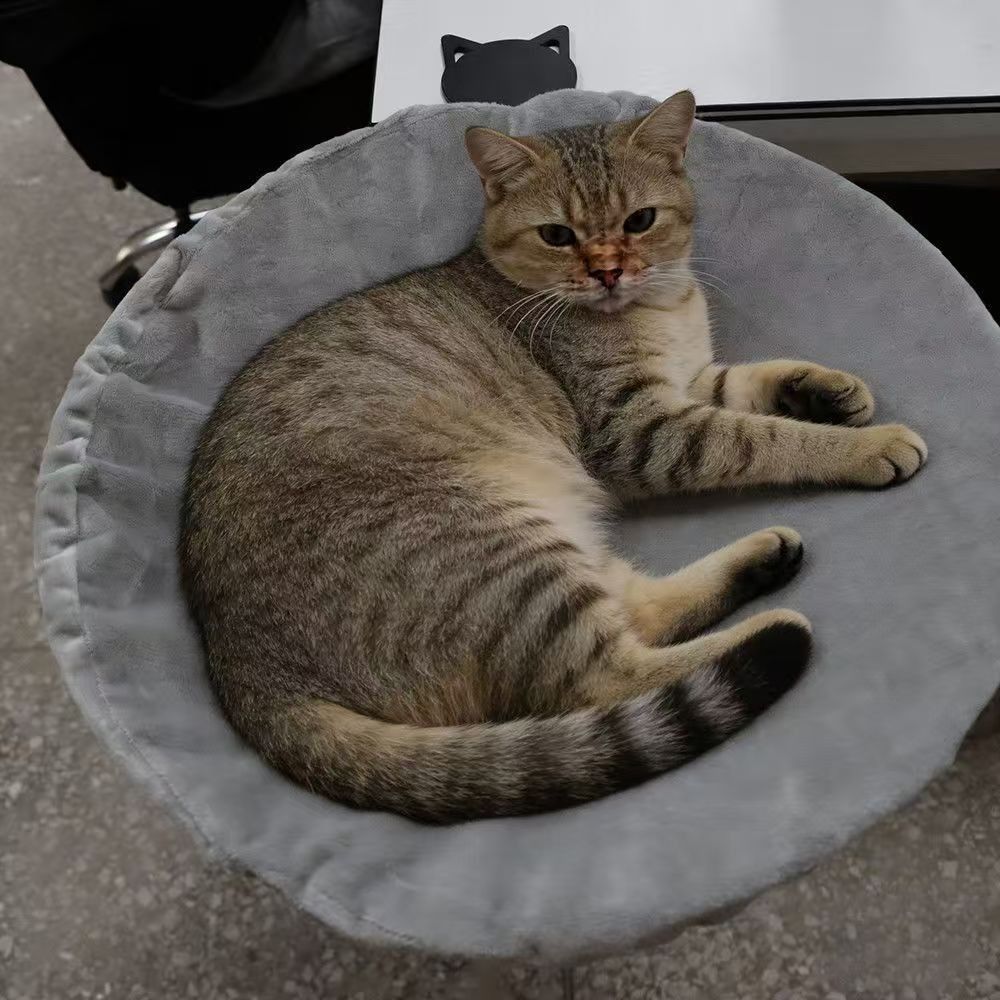 Soft Cat Nest Furniture Soft Comfortable Desk Cat Bed New Indoor Cat Bed  For Office Desks